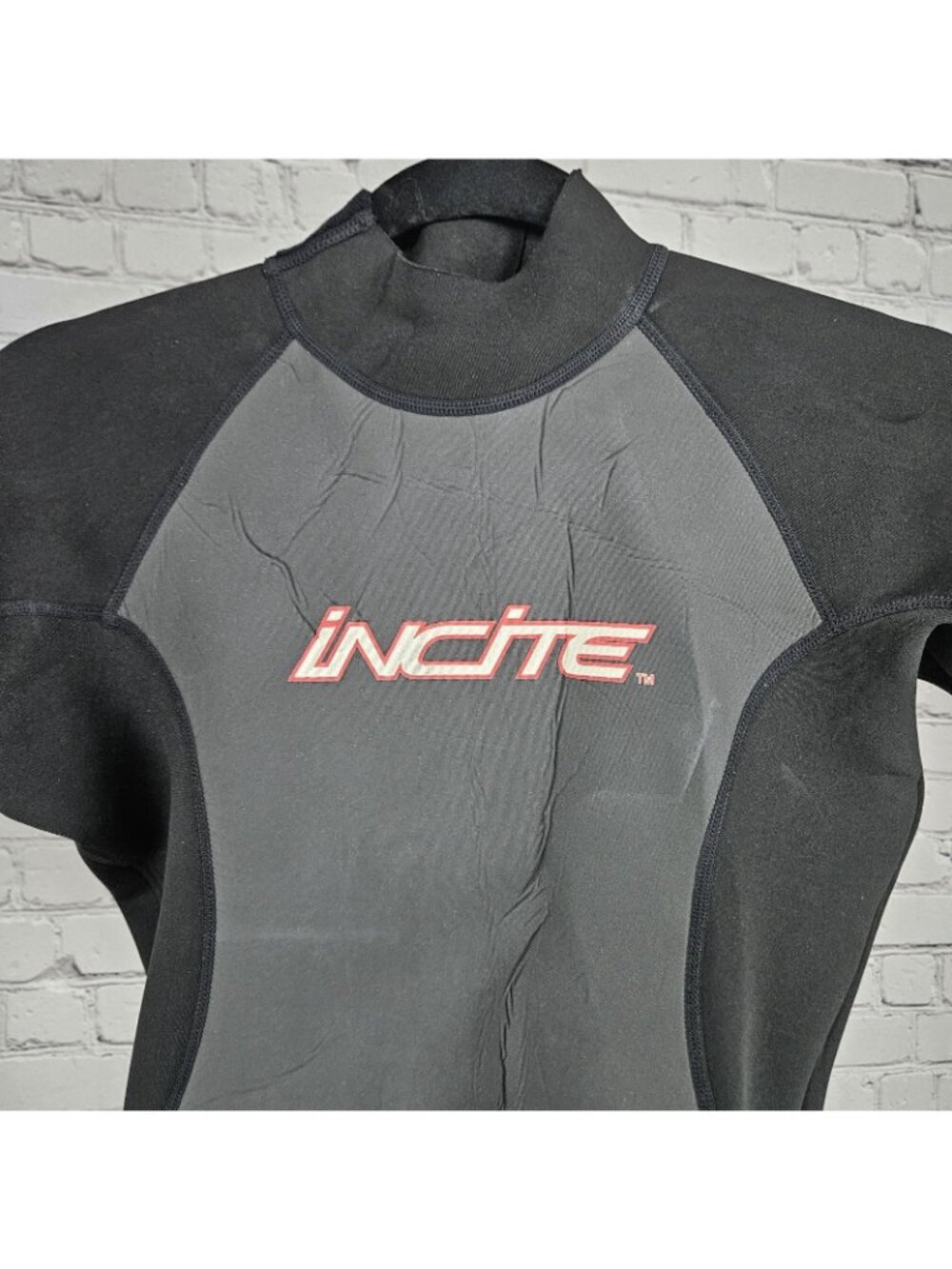 Incite Cabela's Black 2:2 Aqualite Short Sleeve Shorty Springsuit Wetsuit Medium - Picture 5 of 10